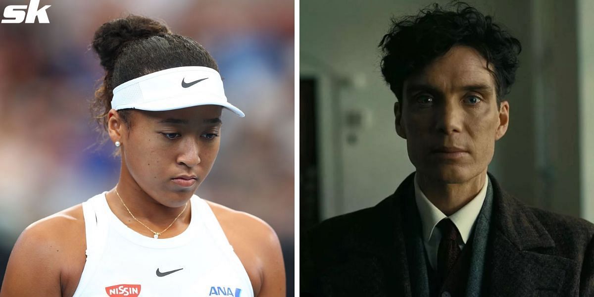 Naomi Osaka (L) and Cillian Murphy (R)