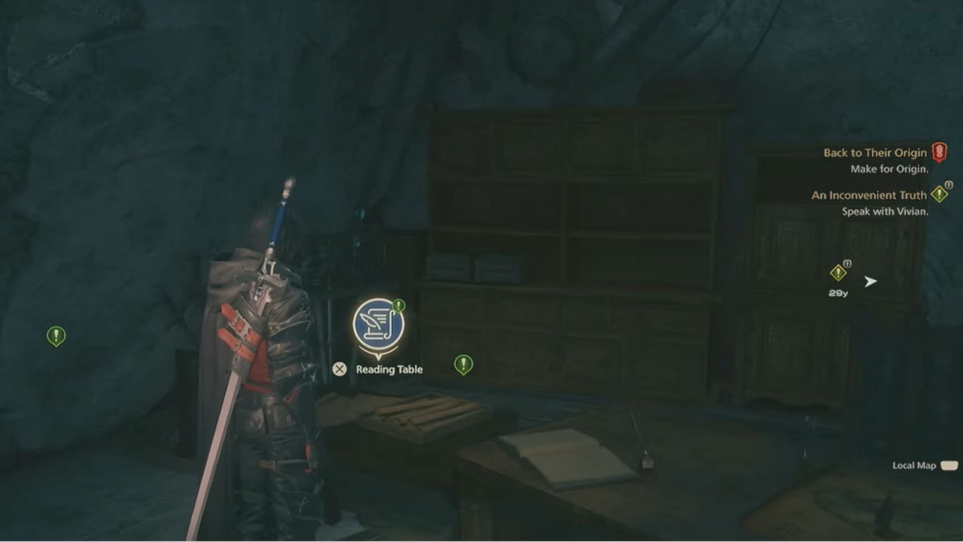 Final Fantasy 16&#039;s side quest, An Inconvenient Truth (Image via Square Enix)