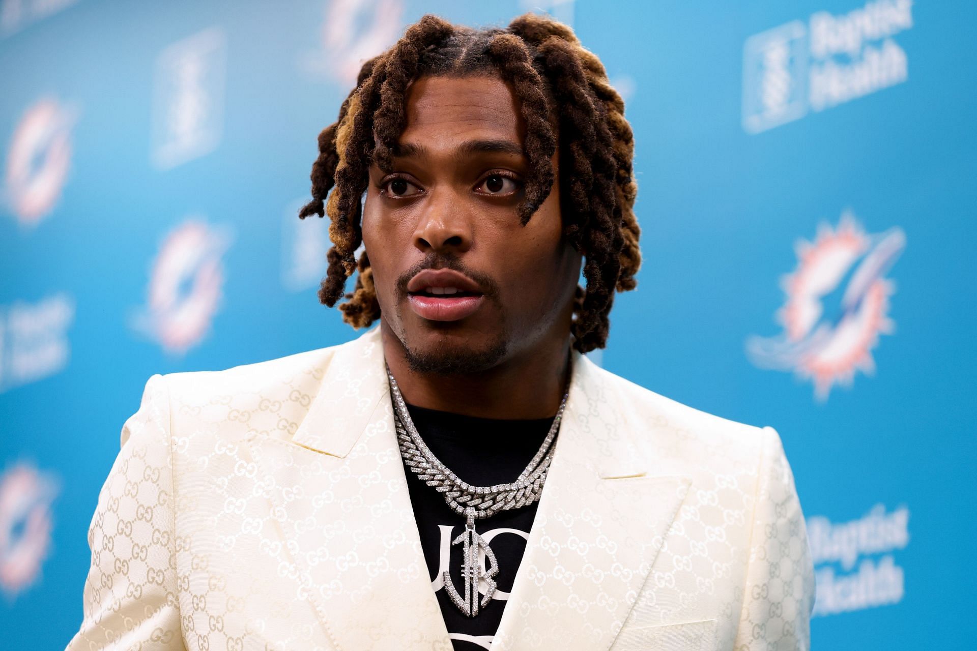 Jalen Ramsey injury update: Latest news after Dolphins CB carted to locker  room at training camp