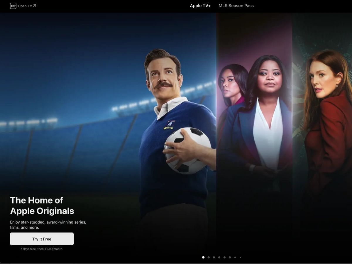 Apple TV+ is a premium OTT service from the Cupertino-based tech giant. (Image via Apple)