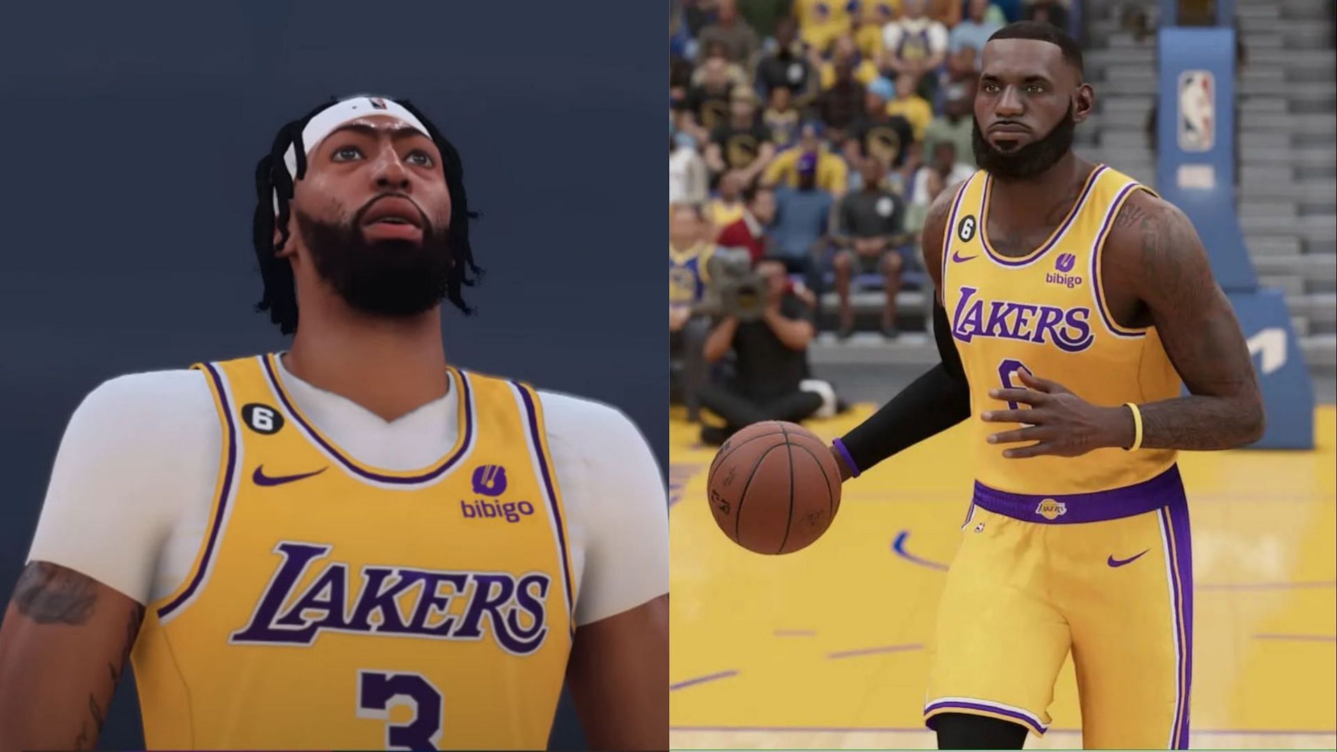 The Los Angeles Lakers have a pretty decent squad (Images via 2K Sports)