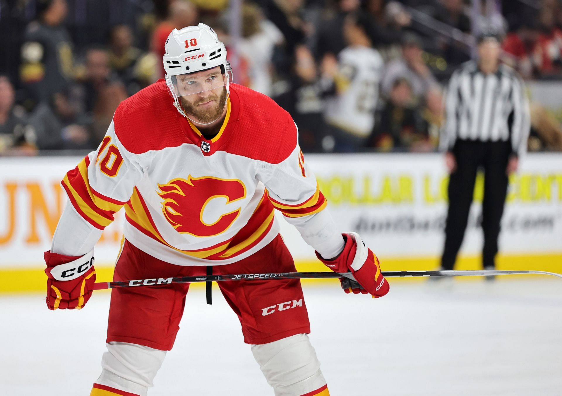 Jonathan Huberdeau, Calgary Flames v Vegas Golden Knights