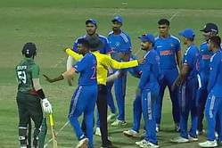 3 times there was a heated exchange in an India-Bangladesh match