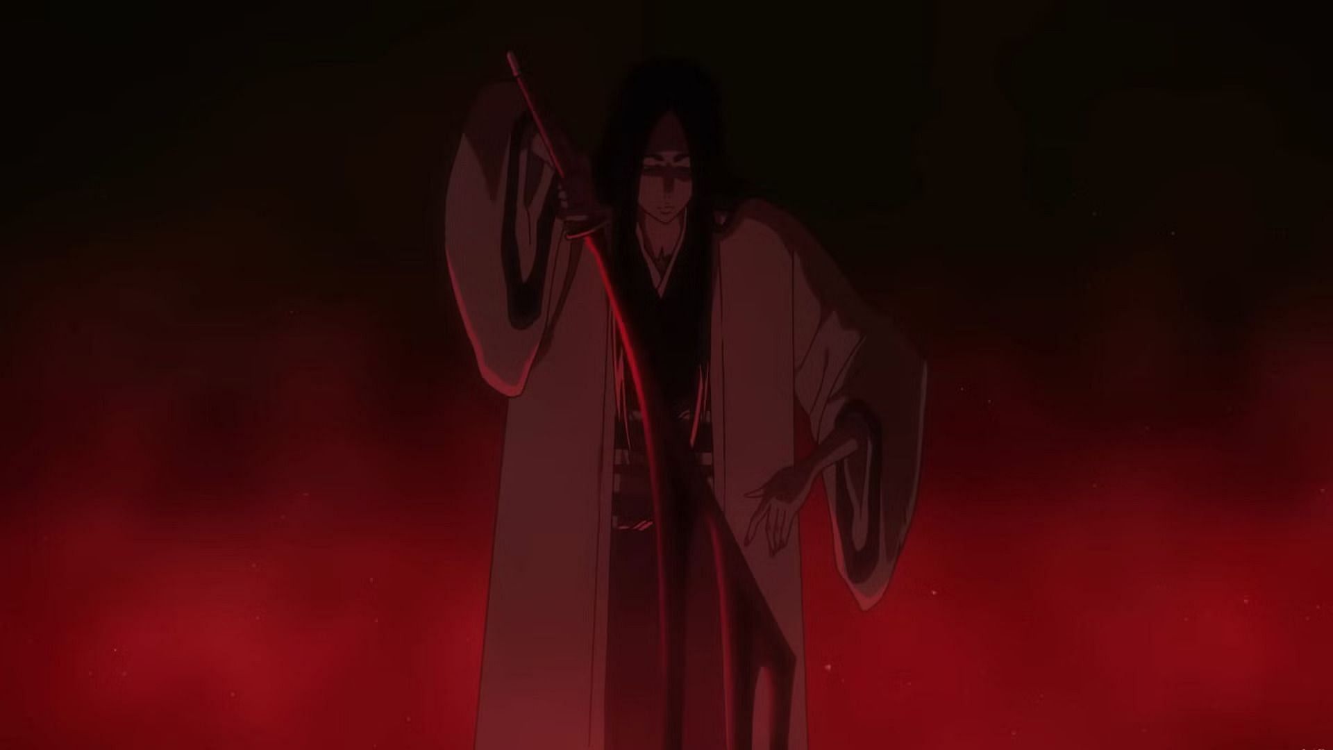 Unohana using his Bankai during Bleach: Thousand Year Blood War (Image via Studio Pierrot).