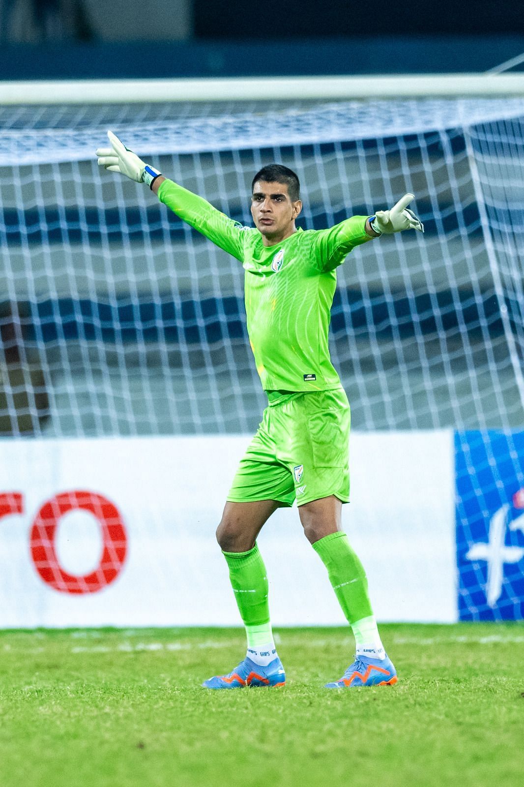 Gurpreet&#039;s penalty save in the shootout was a turning point of the game (Image courtesy: AIFF Media)