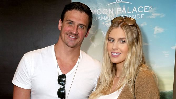 Ryan Lochte and Kayla Rae celebrate Independence Day with their new baby