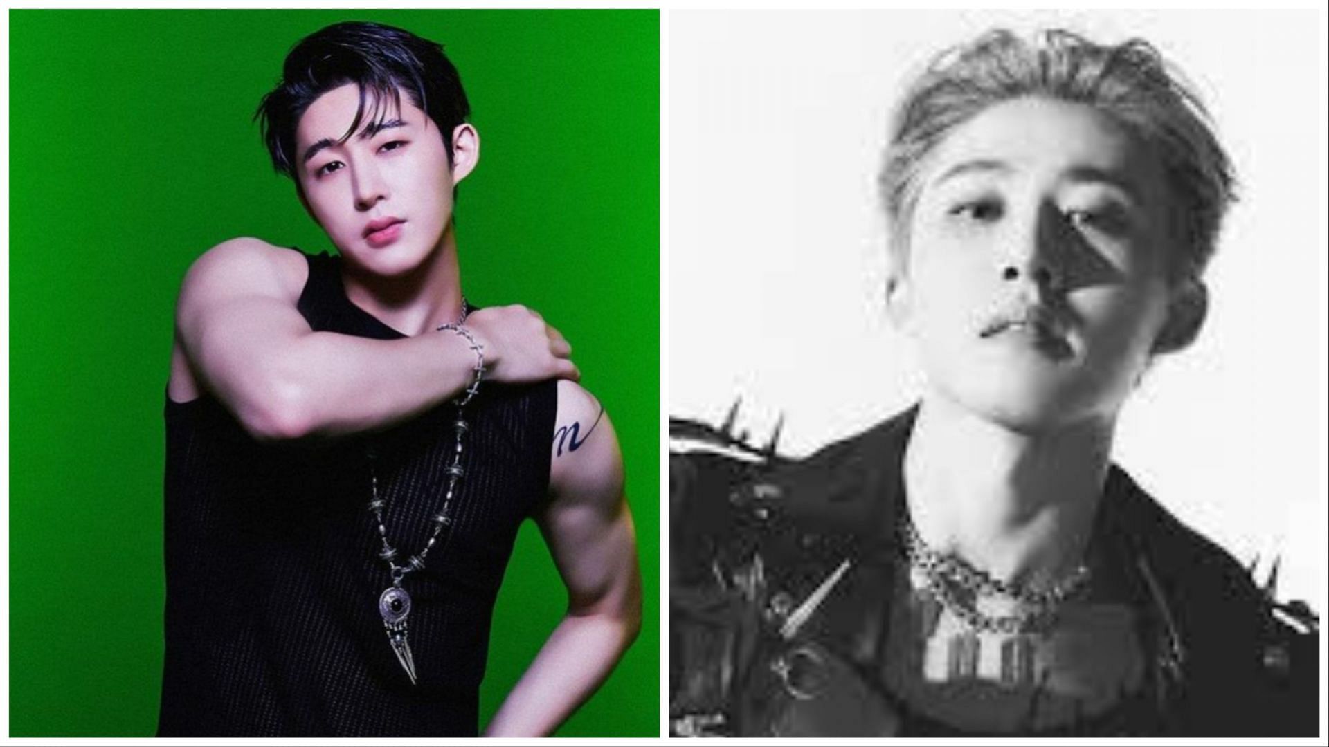 Two Portraits of South Korean rapper B.I  (Image via The Urban Spotlight)