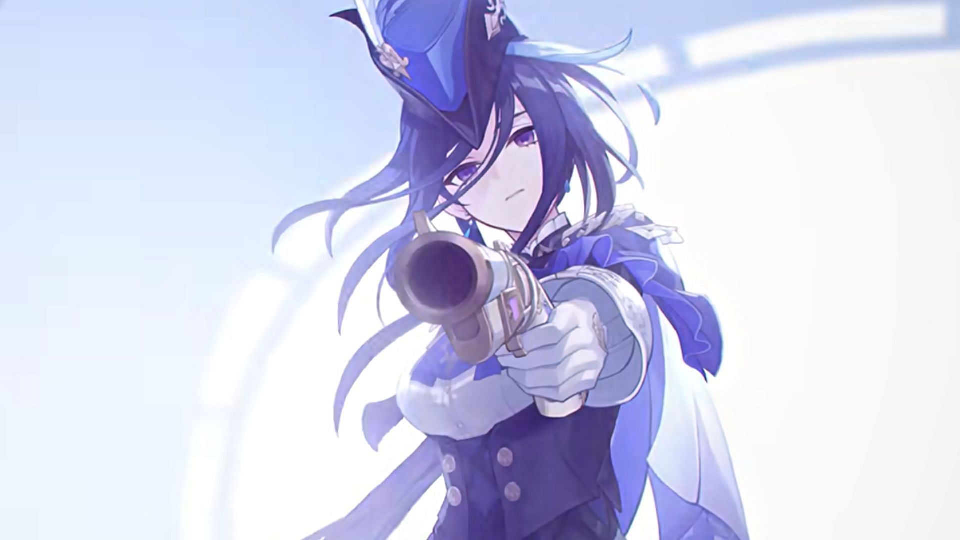 Fontaine&#039;s first firearm character? (Image via HoYoverse)