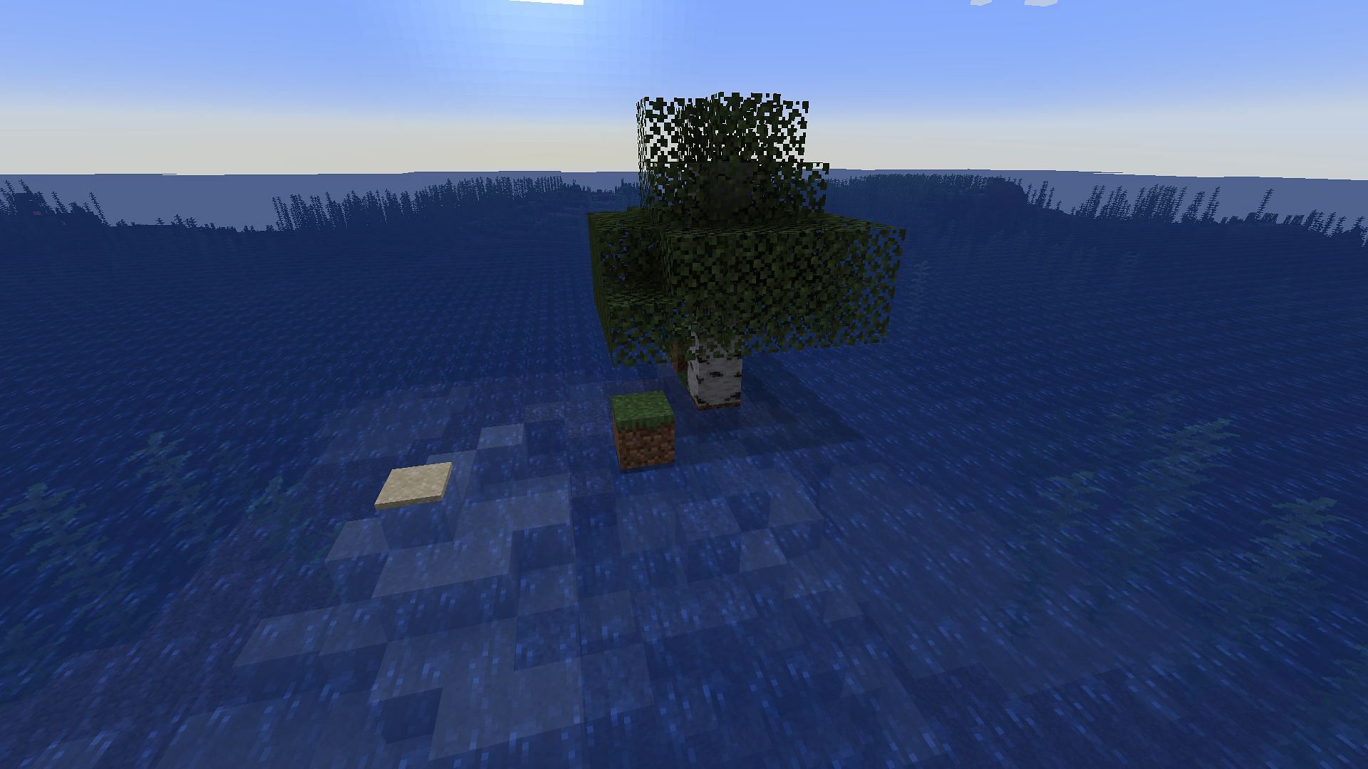 This Minecraft seed takes the concept of a survival island to the extreme (Image via Mojang)
