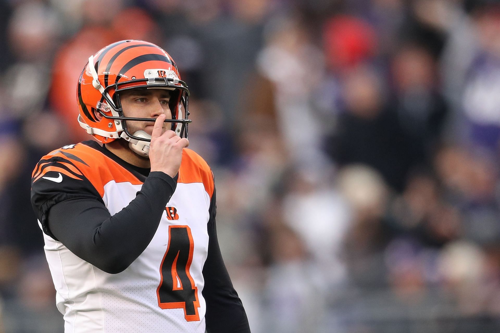 Randy Bullock with the Cincinnati Bengals