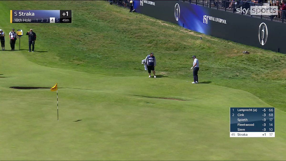 “Just attempting this shot is insanity”: Sepp Straka sends golf fans into  meltdown with an insane chip shot over bunker at Open Championship 2023