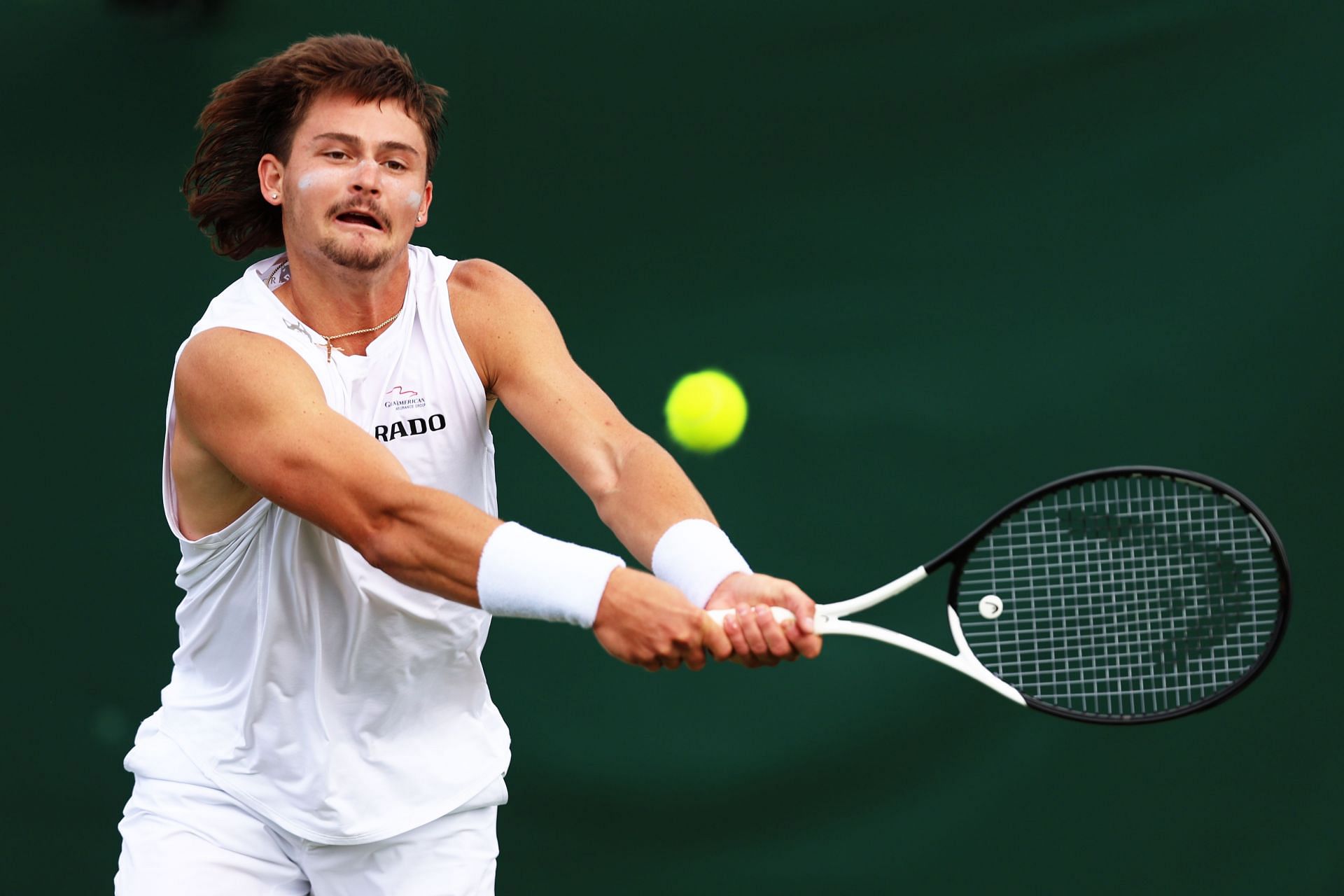 Wolf is making his Wimbledon debut.