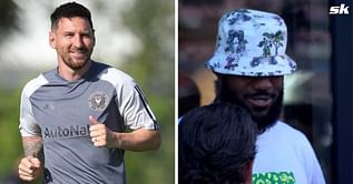 "2 GOAT's in the stadium" - Fans react as LeBron James spotted at Inter Miami's stadium to watch Lionel Messi's debut