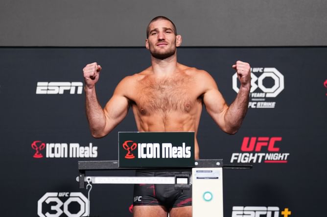 "Just tears" - A "little salty" UFC middleweight rues number 6 ranked Sean Strickland getting the title shot against Israel Adesanya