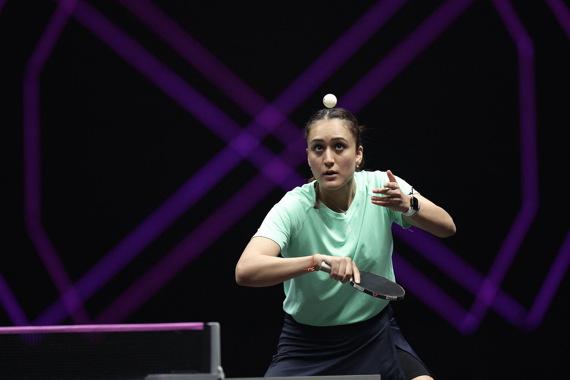 Manika Batra at the WTT Champions Xinxiang 2023