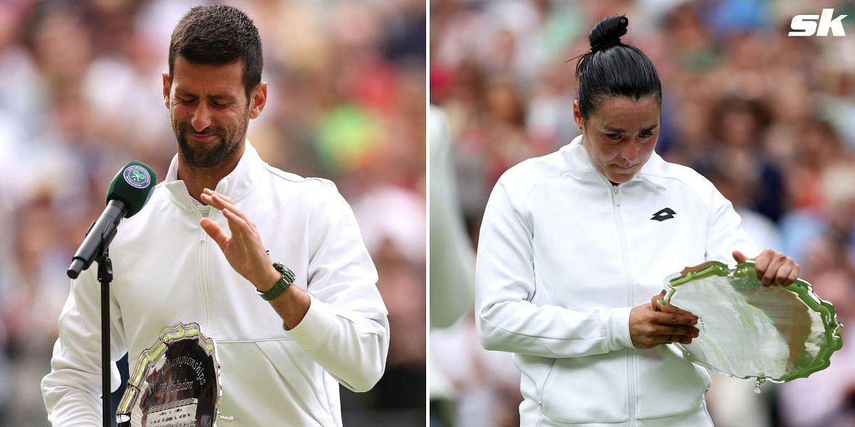 Novak Djokovic and Ons Jabeur suffer defeats in Wimbledon 2023 final