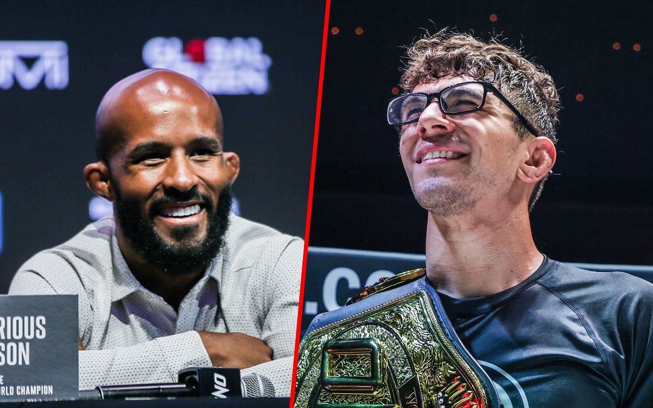 Demetrious Johnson and Mikey Musumeci. [Image: ONE Championship]