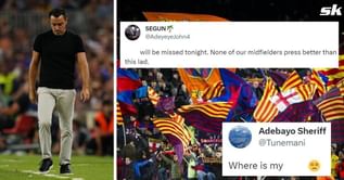 “Will be missed tonight”, “None of our midfielders press better” – Barcelona fans unhappy with star player not being in line-up to face Real Madrid