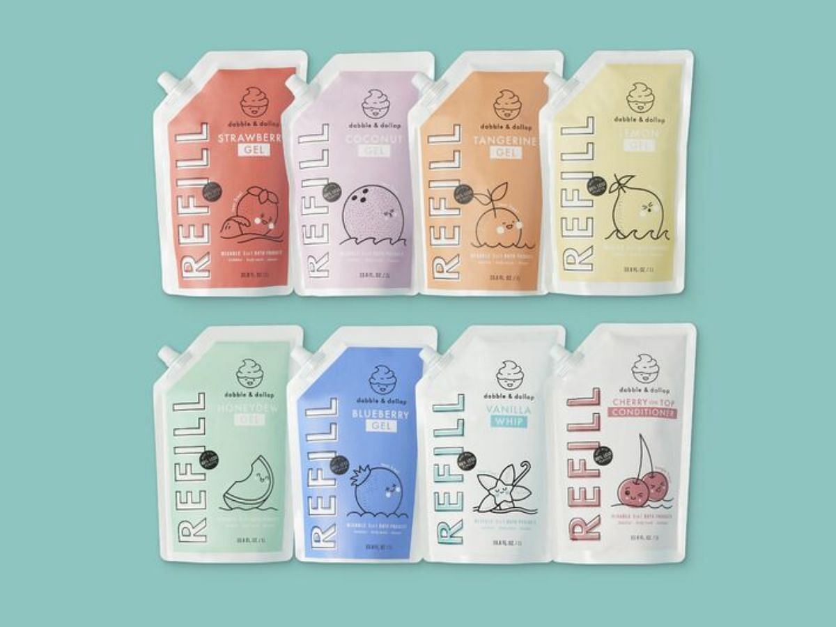 Dabble and Dollop introduce refill pouches (Image via dabbleanddollop.com)