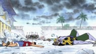 Luffy vs. Arlong (Image via Toei Animation)