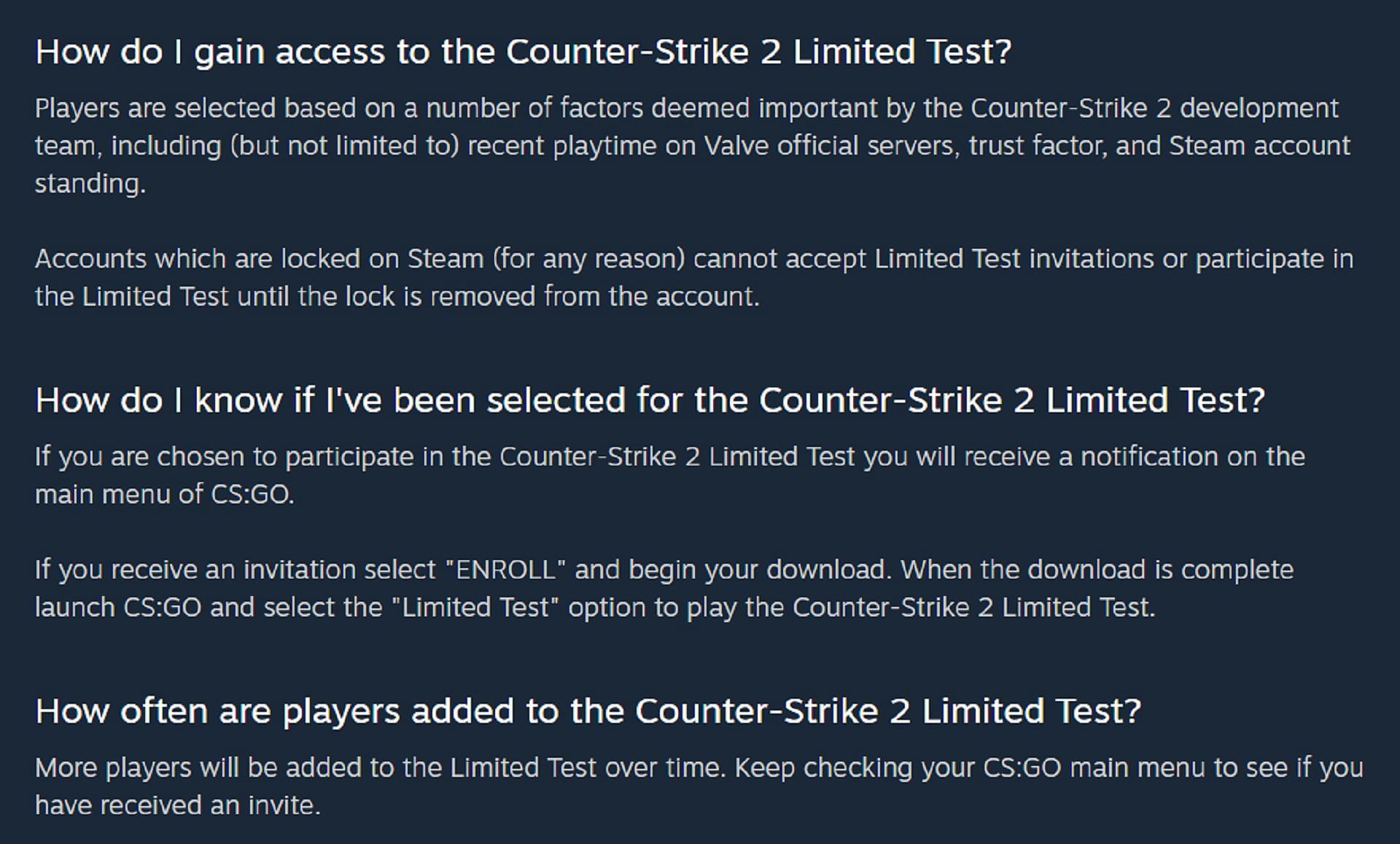 Counter-Strike 2: How To Get Access To The Limited Test