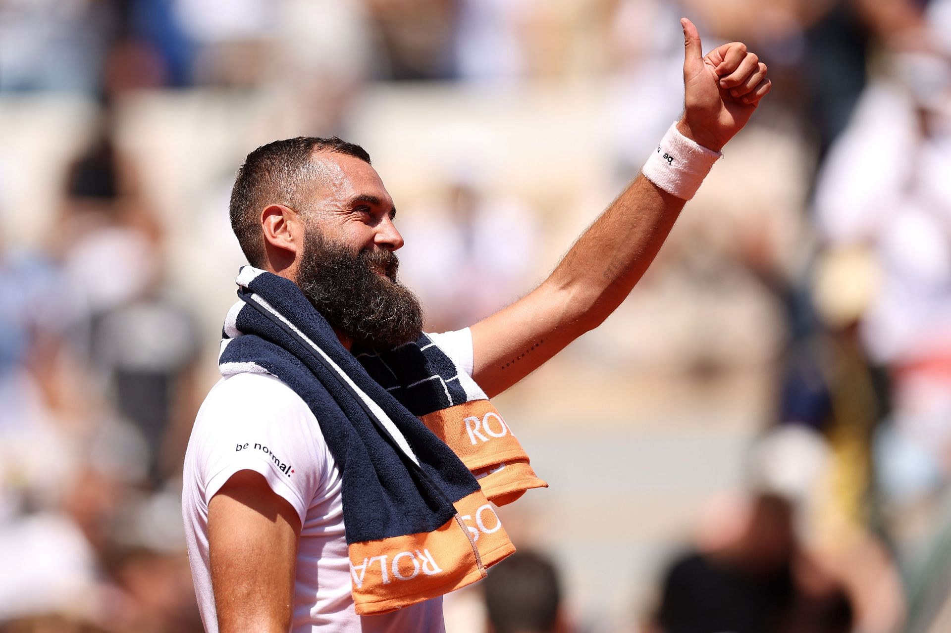 Benoit Paire at the 2023 French Open