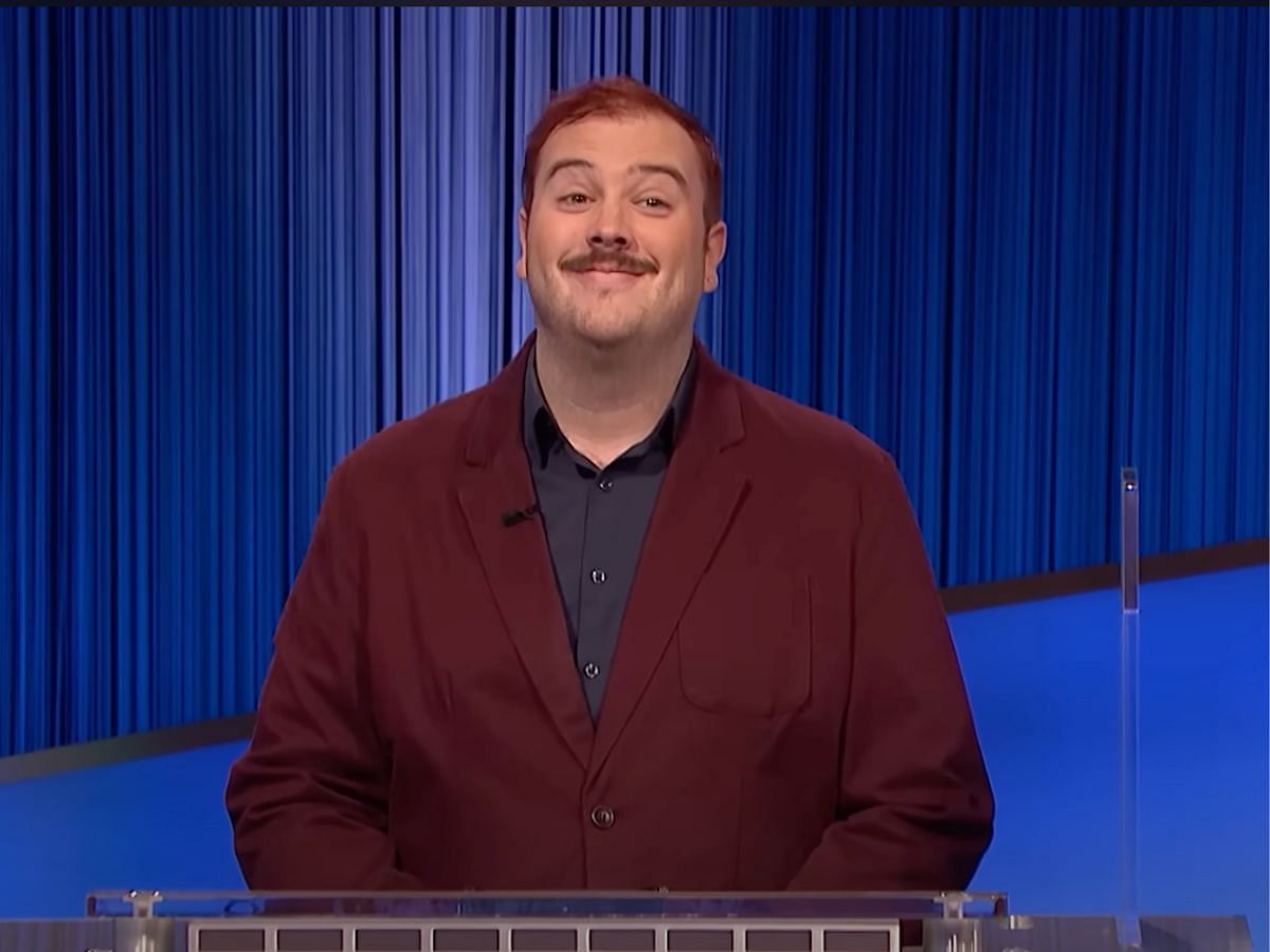 Lucas Partridge: Tonight&#039;s winner (Image via Jeopardy)