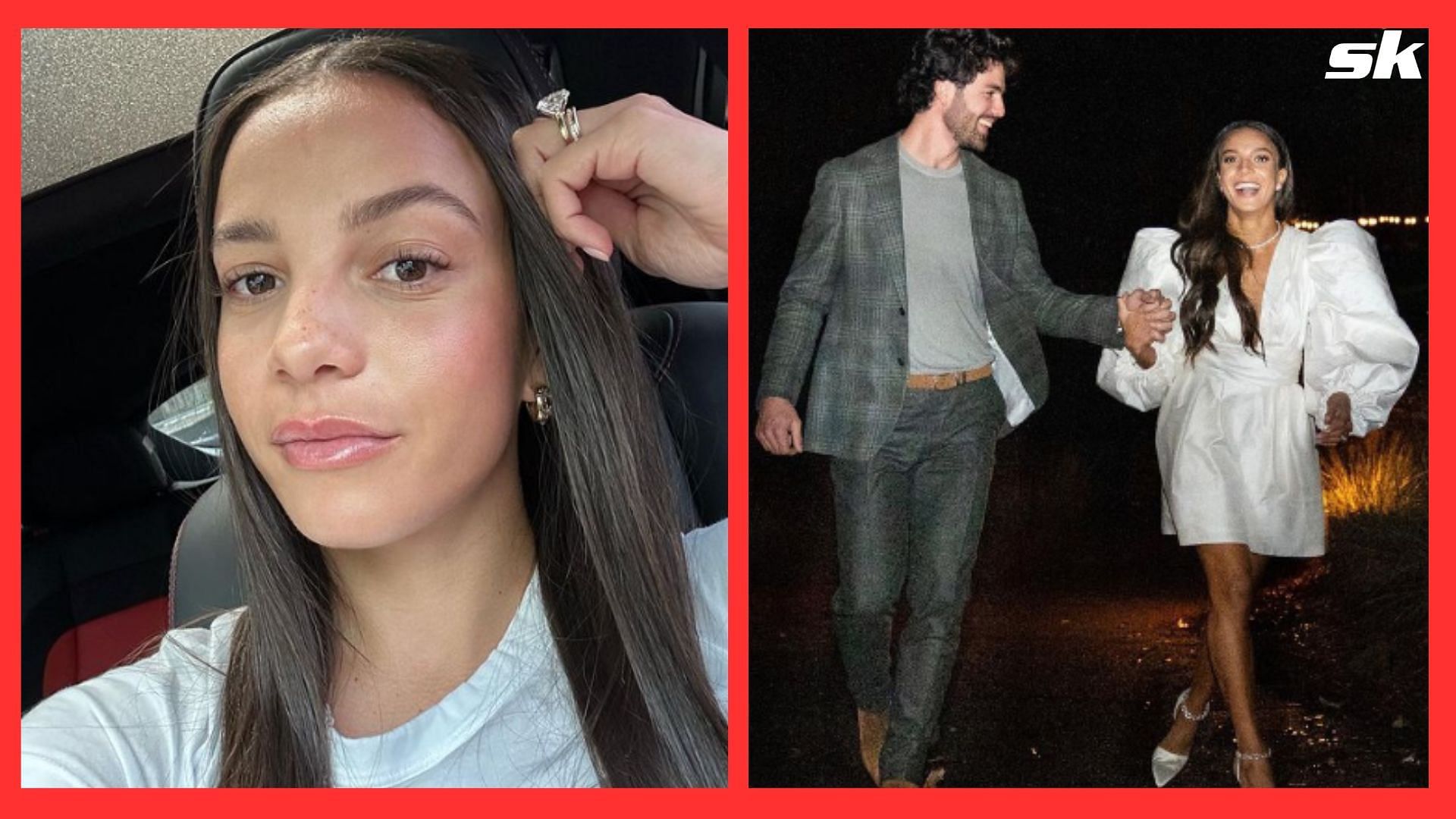 Fans compliment Dansby Swanson's wife Mallory Pugh for her enormous wedding  ring: As big as your eyes