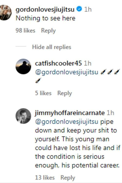 Instagram comments on Bronny James' cardiac incident