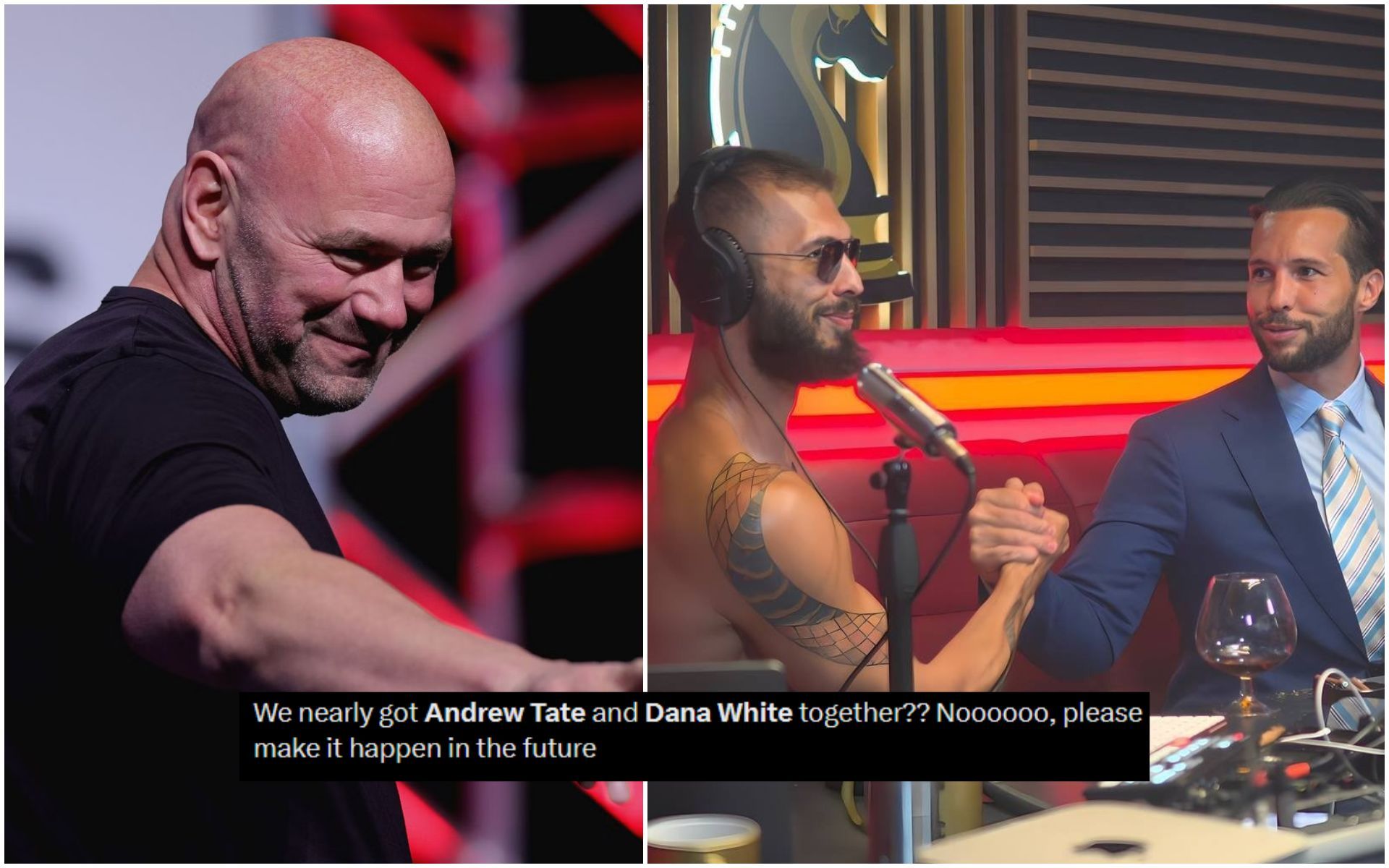 Dana White snubs Andrew Tate