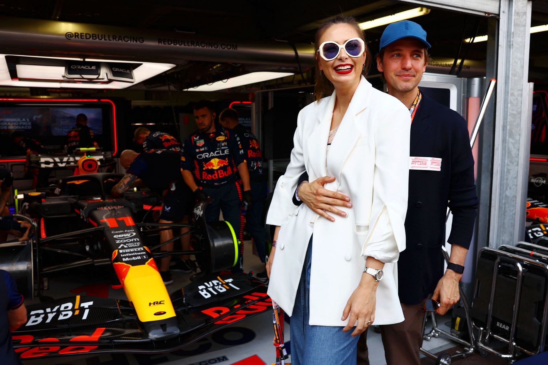 Maria Sharapova and fianc&eacute; Alexander Gilkes in the F1 Grand Prix of Monaco