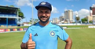 [Watch] Mukesh Kumar receives cap in 100th India-West Indies Test