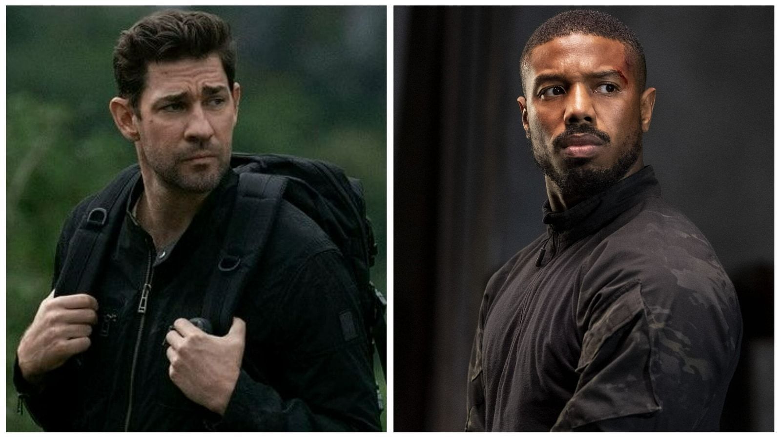 John Krasinski and Michael. B Jordan (Image via Prime Video)