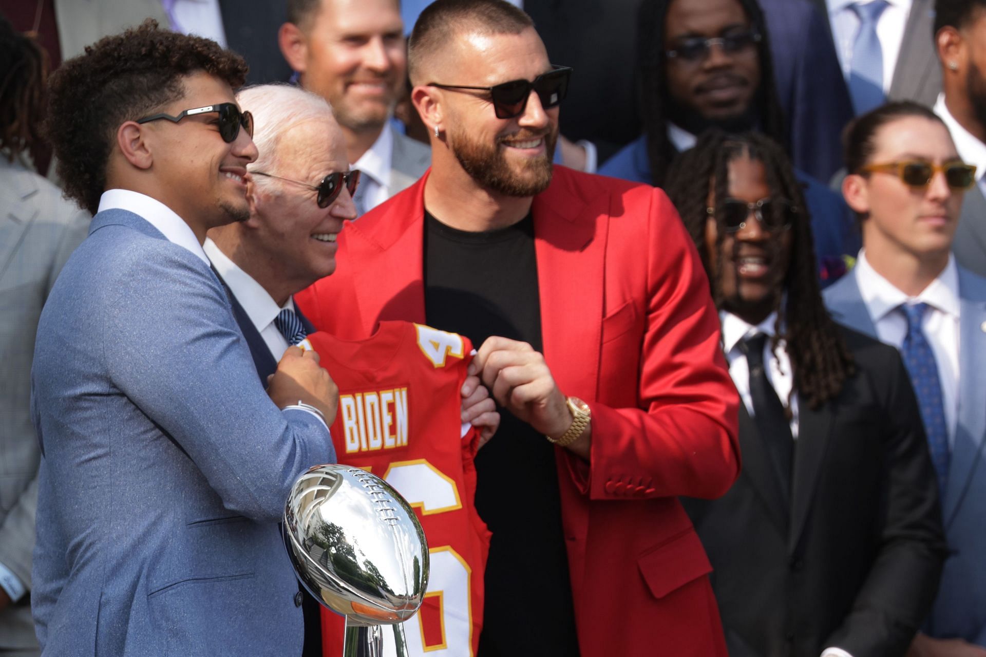 Kansas City Chiefs visit White House for the first time in