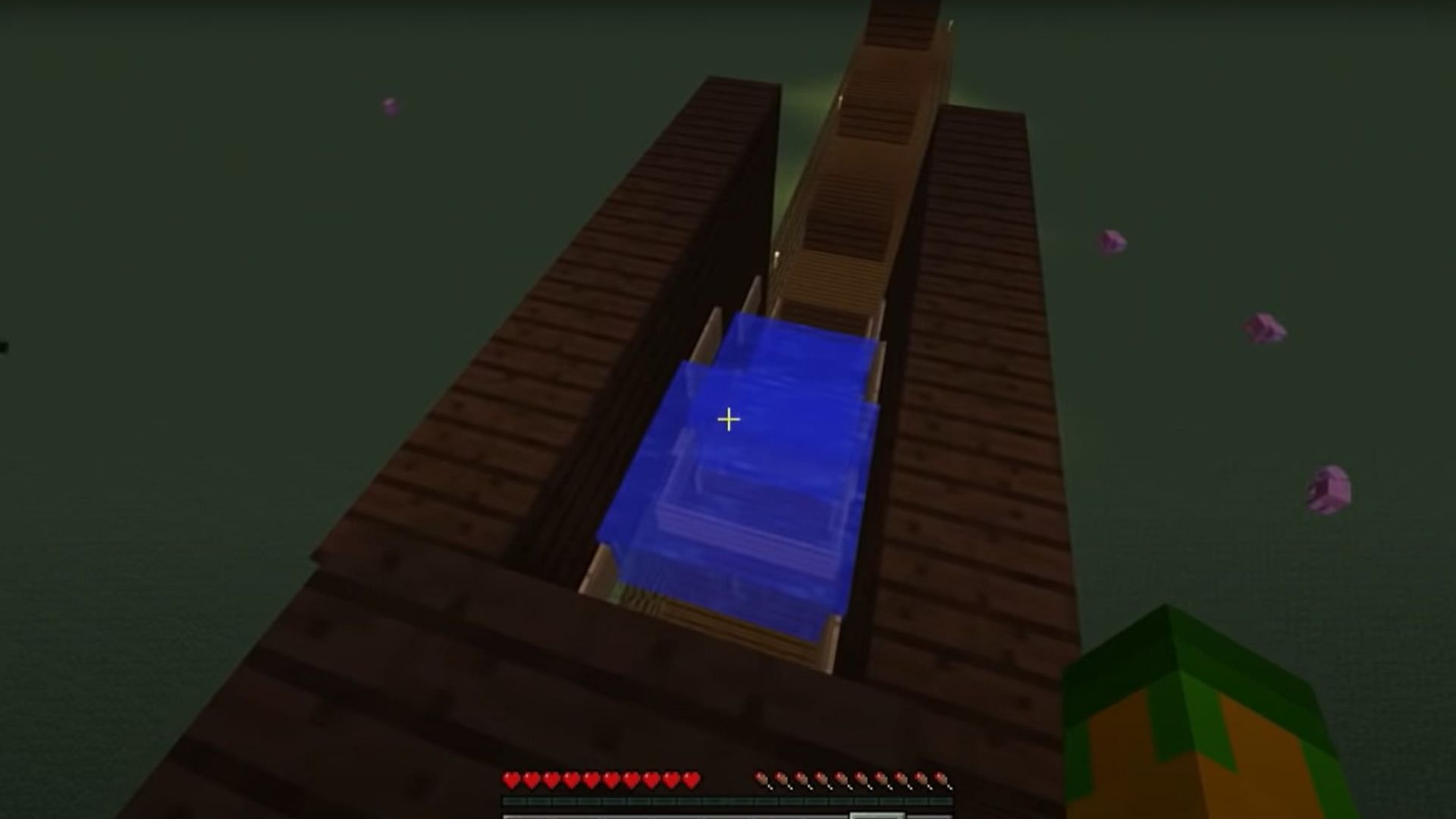 Water parkour (Image via Mojang Studios)