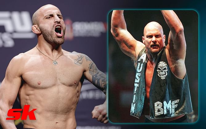 When Alexander Volkanovski flipped off the audience channeling inside 'Stone Cold' Steve Austin ahead of UFC-WWE merger [VIDEO]