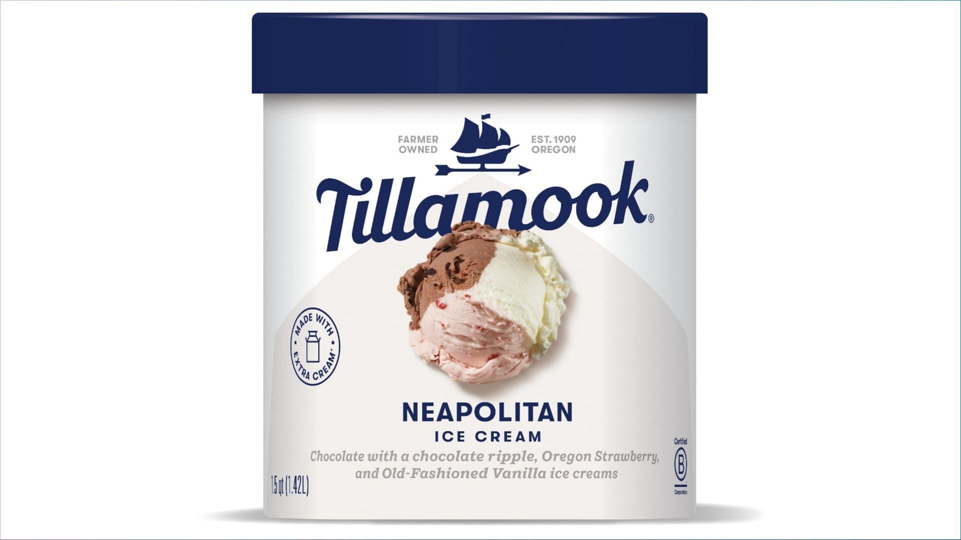 The new Neapolitan ice cream (Image via TCCA)