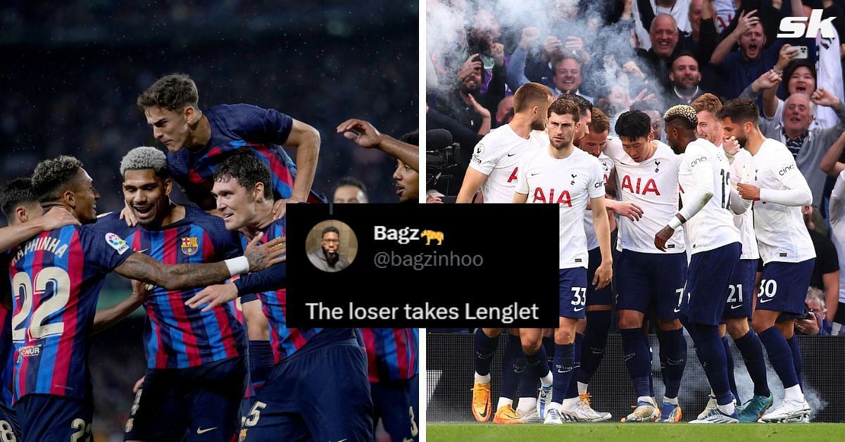 Fans react as Barcelona to face Tottenham in this season