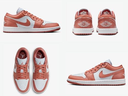 The upcoming Nike Air Jordan 1 Low "Sky J Orange" sneakers (Image via Sportskeeda)