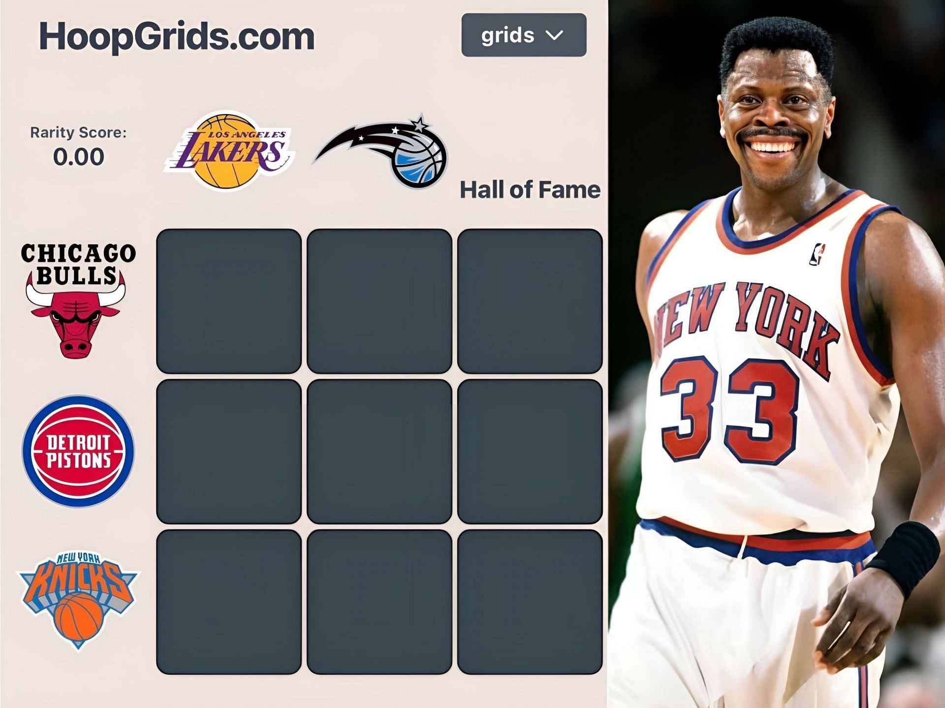 Which Knicks players also played for the Lakers and the Magic? NBA HoopGrids answers for July 26