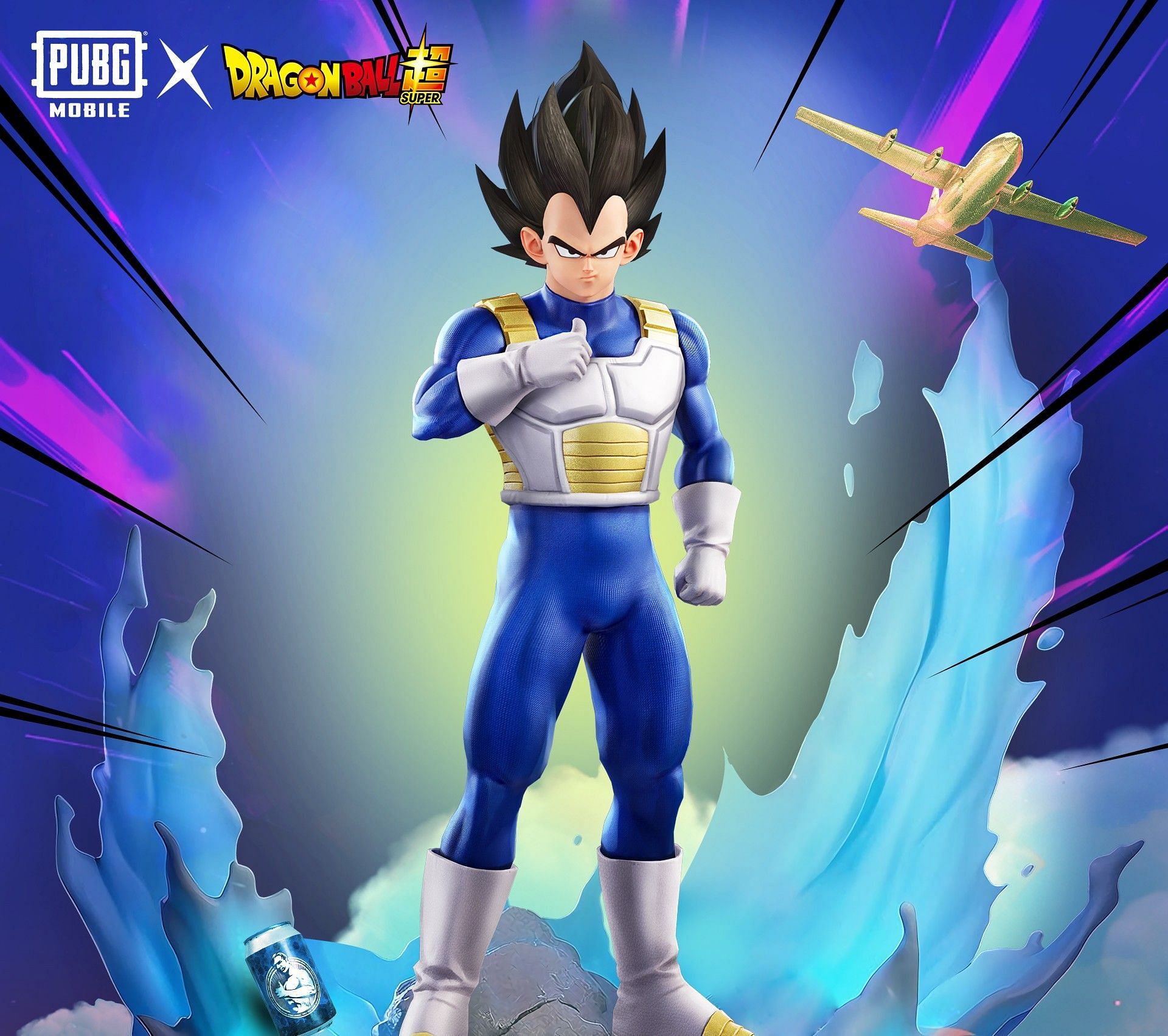 Vegeta from Dragon Ball Super in the game (Image via Tencent Games)
