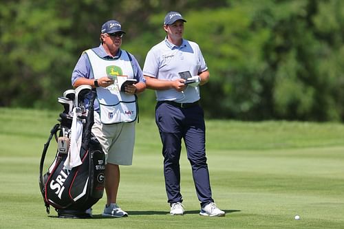 Sepp Straka and his caddie Duane Bock (via Getty Images)