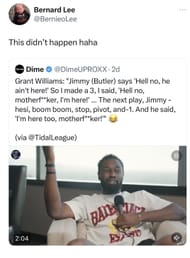 Butler's agent calls out Williams on Twitter