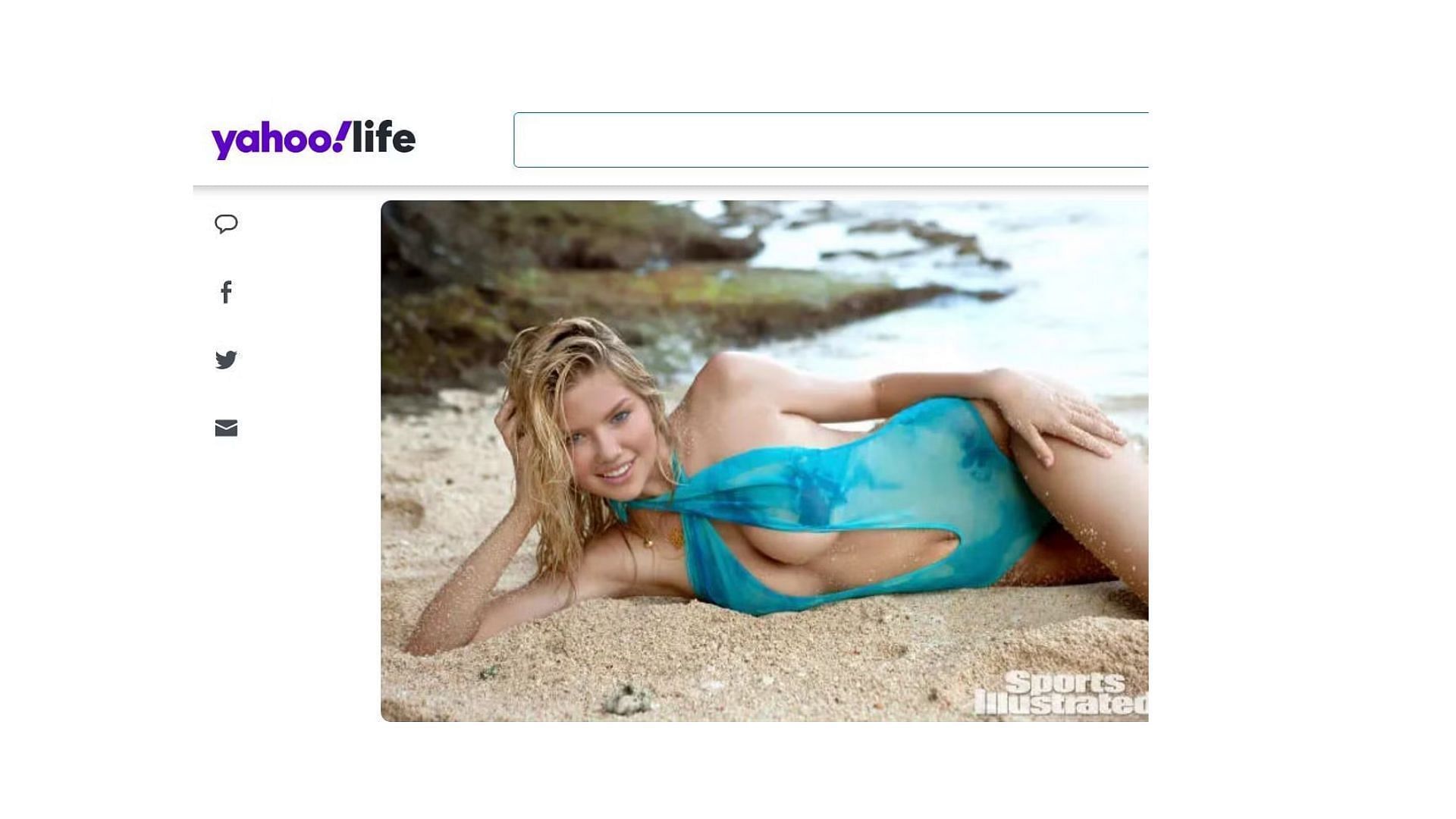 Kate Upton latest SI Photoshoot. Picture Credit: Yahoo!Life/Sports Illustrated