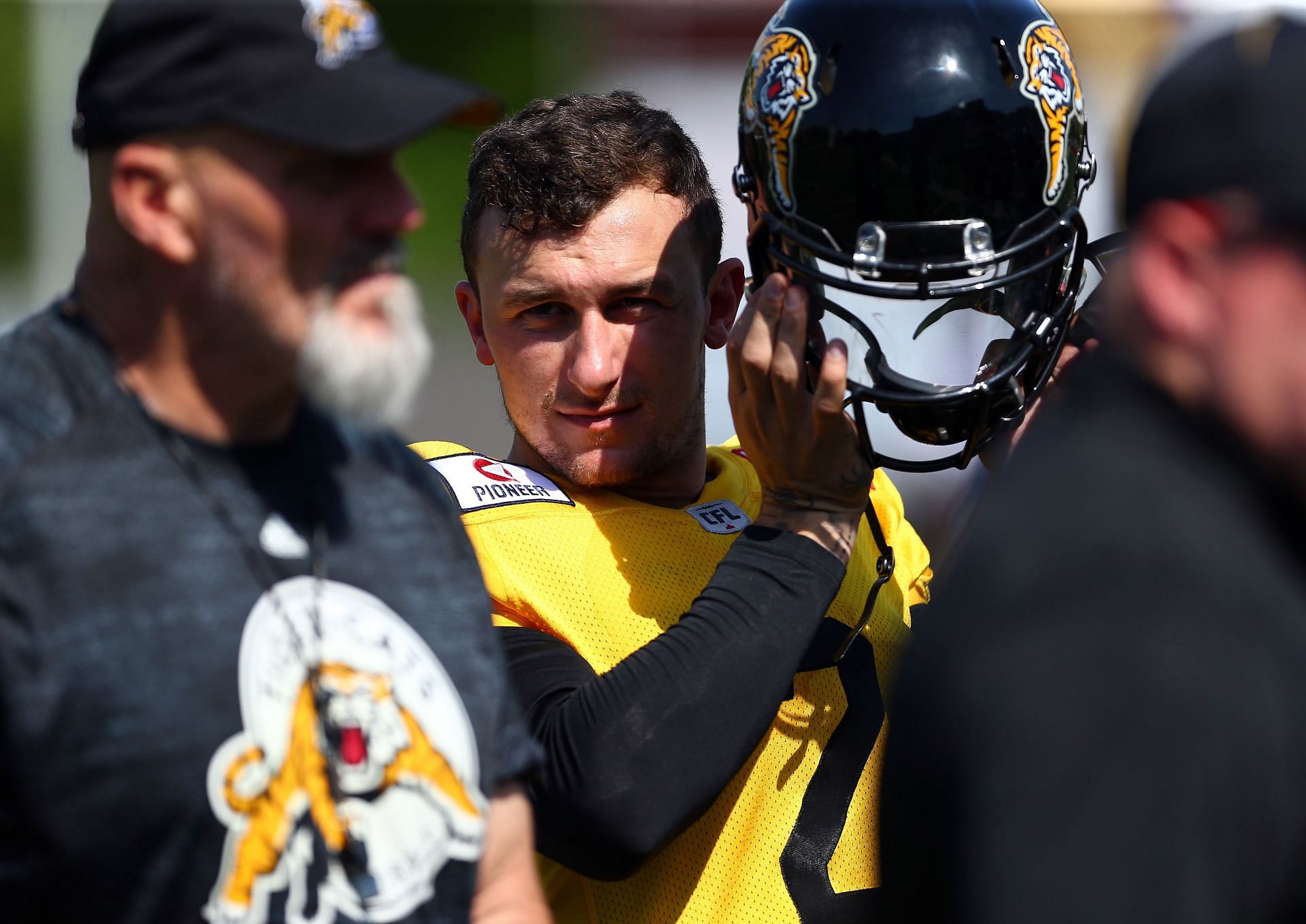 Manziel with the Hamilton Tiger-Cats of the CFL