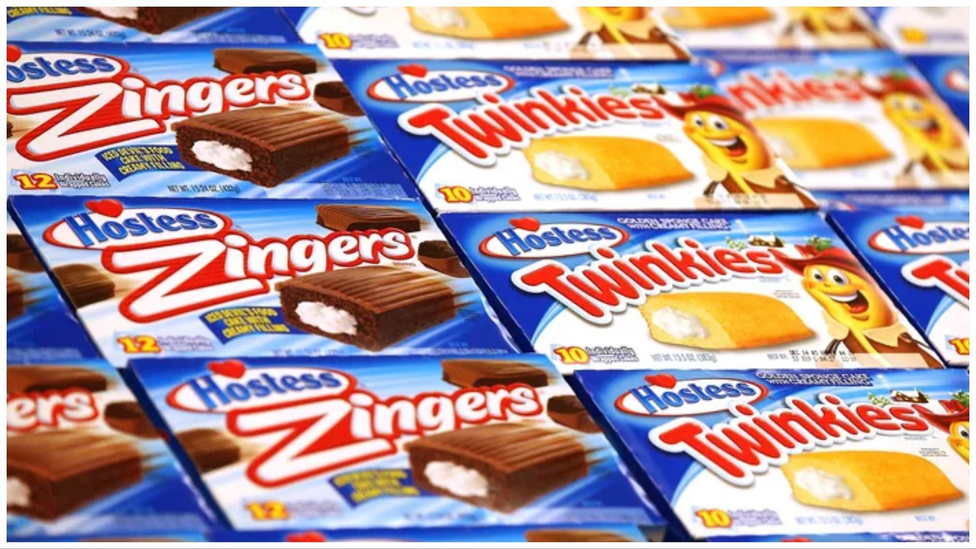 Hostess Ding Dong Twinkie Mash-Up 12.7oz 10 count. Frosted Golden Sponge  Cake with Creamy Filling 