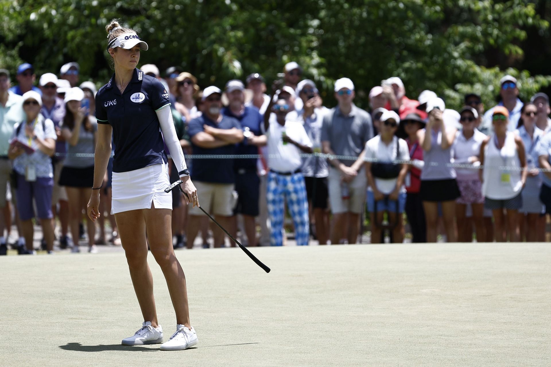Nelly Korda at the 2022 US Women&#039;s Open (Image via Getty).