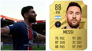 Is Lionel Messi 88-rated in EA Sports FC 24? Viral card stats take over Twitter