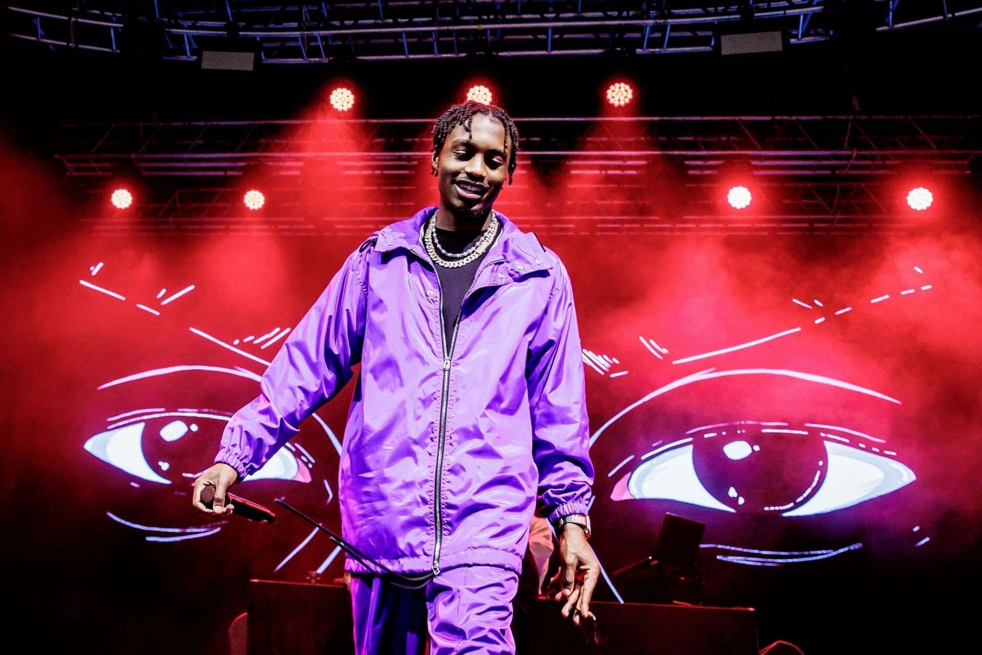 Lil Tjay at Fabrique  in Milan, Italy on April 12, 2023 (Image via Getty Images)