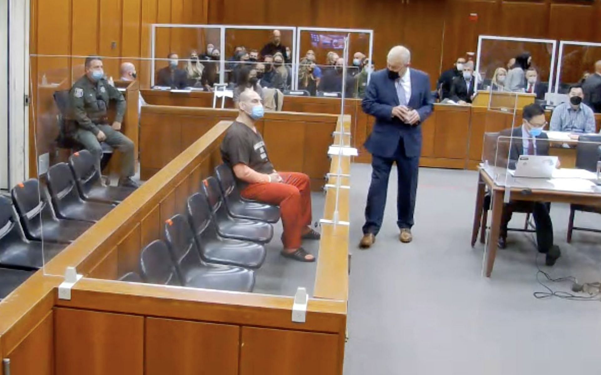 Cain Velasquez appearing in court hearing as the court proceeding is on [Image source: @DamonMartin on Twitter] source: